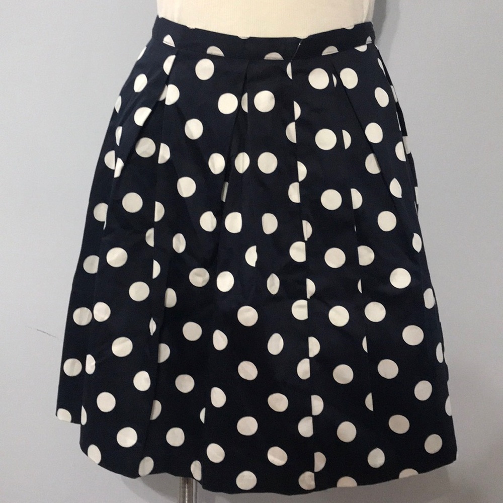 NWT! Navy Blue Polka Dot Skirt